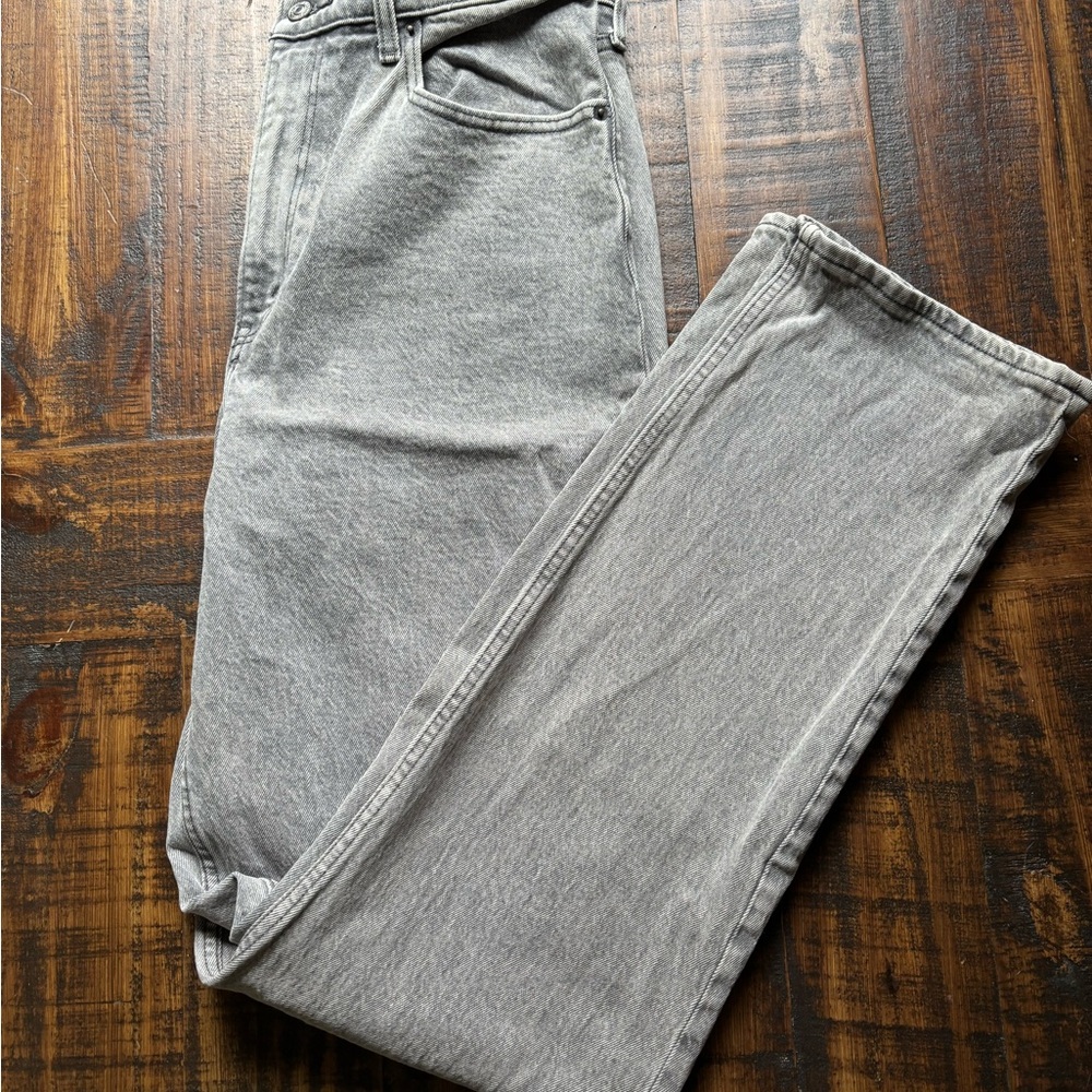 Abercrombie & Fitch Curve Love 90’s Straight Ultra High Rise Jeans